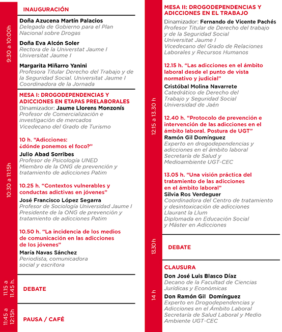 Conferencia Adicciones Ámbito Laboral Conferencia Adicciones Ámbito Laboral